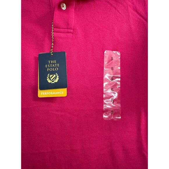 Club Room Polo Shirt Men's Short Sleeve Fuschia Size S collared - Picture 4 of 10